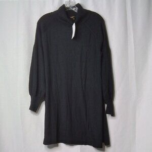NWT SUGARLIPS ARIANNE BLACK TURTLENECK SWEATER DRESS SIZE M